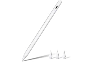 LPUNCD iPad Pencil 2a Generazione (10 Min Ricarica Rapida), 2023 Professional iPad Pen con Rifiuto Palmo & Sensibilità Inclinazione, Stilo per iPad 6-10, iPad Air 3-5, iPad Mini 5-6, iPad Pro 11/12.9"