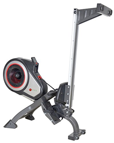 AsVIVA RA13 Rudergerät Turbine Rower mit Luftwiderstand durch Turbinentechnik, manueller Widerstand und inkl. Multifunktionscomputer mit Pulsmessung - 2