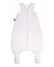 Produktbild Julius Zöllner 9092516300 Jersey Jumper Plus - Schlafsack mit Beinen und Füßen, Herz, circa 80 cm, rosa