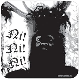 "NI NI NI" HOLY GRAIL Hot Drinks Coaster - Film / Movie Themed Design