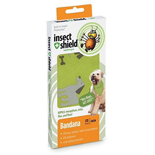 Insect-Shield-Dog-and-Bones-Bandana-Fern-Green