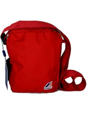 K-Way , Herren Schultertasche rot rot