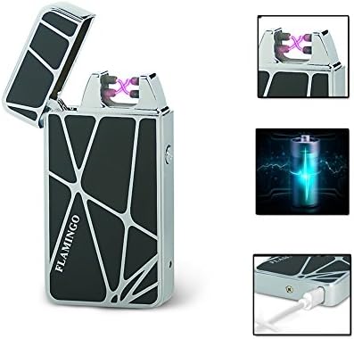 Windproof Lighter,Electronic Lighter usb Electronic Arc Lighter Flameless Rechargeable Cigarette Lighter Best Gift No Gas