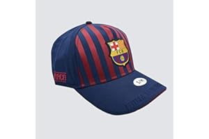 PRODUCTO OFICIAL LICENCIADO POR EL FC. BARCELONA Gorra Junior FC. Barcelona 2018-2019 - Producto Licenciado - Talla S/M niño Regulable - Poliéster 100%