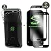 Produktbild Owbb [2 Stück] Gehärtetes Glas Displayschutzfolie Für Xiaomi Black Shark Smartphone Full Coverage 9H Härte Schutz (Schwarz Vorderer Film + Transparent TPU Silikon Softcase)
