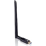 LINKAVENIR Clé WiFi Puissante AC1200 Mbps, Carte WiFi USB, dongle WiFi, USB 3.0 Double Bande, 2.4G / 5GHz, MU-MIMO, Compatibl
