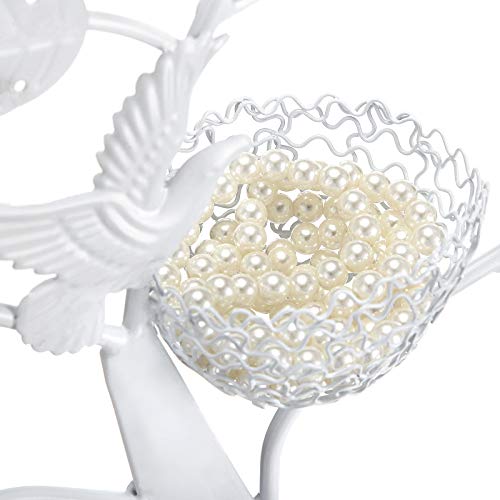 Songmics Schmuckständer Schmuckhalter Ohrringhalter Kettenständer Armbandständer weiß JDS065 - 5