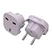 Produktbild LIMITA UK Nach EU Euro Europa Europäischer Reiseadapter Stecker 2 in 1 Adapter (Weiß)
