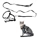 Produktbild Halsband Nylon justierbarer Haustier Katzen Ktzchen Blei Leine Kabelstrang Sicherheitsgurt Sicherheitstraining