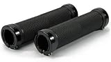 LUPO Bicycle Handlebar Grips - Double Lock On Locking – Fits Cycle Mountain Bike BMX MTB Stunt Scooter