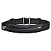 Produktbild Sport elastische Bauchtasche Hüfttasche gürteltasche- Ideales Sport-Accessoire zum Verstauen solcher Gegenstände, wie Handy, Schlüssel, MP3 Player, Portemonnaie . für iPhone 5, iPhone 6 , Galaxy S3 S4 S5 S6 , Galaxy Note 2, Note 3, Note 4, Xperia Z3 Z4 usw - Schwarz