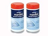 Reliwipe Manikin Wipes for CPR Training - Pack of 2 x 200