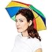 Produktbild Juvale Regenschirm Hat Waterproof Hands Free Regenschirm Regen Hut Multi-Colored- 20,25 Zoll