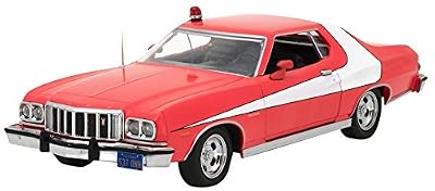 Greenlight Collectibles - Ford Gran Torino - Starsky et Hutch 1976 - Echelle 1/24, 84042, Rouge/Blanc
