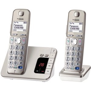 Preisvergleich Produktbild Panasonic KX-TGE222GN Duo champagner