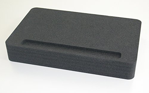 Bildschirmerhöhung mit Stiftablage aus Schaumstoff (6 cm hoch)