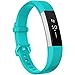 Produktbild HUMENN Für Fitbit Alta HR Armband, Alta Armband Verstellbares Sport Ersatz Band Ersatzarmband Wristband Silikonarmband Fitness Zubehörteil mit Metallschließe Large Teal