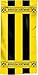 Produktbild Borussia Dortmund Fanartikel Handtuch Blockstreifen 50/100 cm 100% Baumwolle