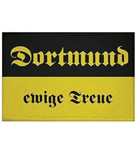 Toppa Bandiera Dortmund 1909, Termoadesiva O Da Cucire, 9x6 Cm