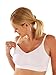 2 PACK Emma Jane 361 Maternity & Nursing Bras Black & White Size 36