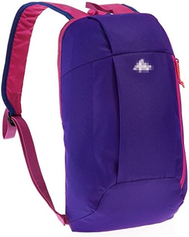 Xuan - worth having Men And Women Casual Shoulder Bag Backpack Travel Mini Portable Small Bag Light Carrying 10 Liters ( Color : Purple )