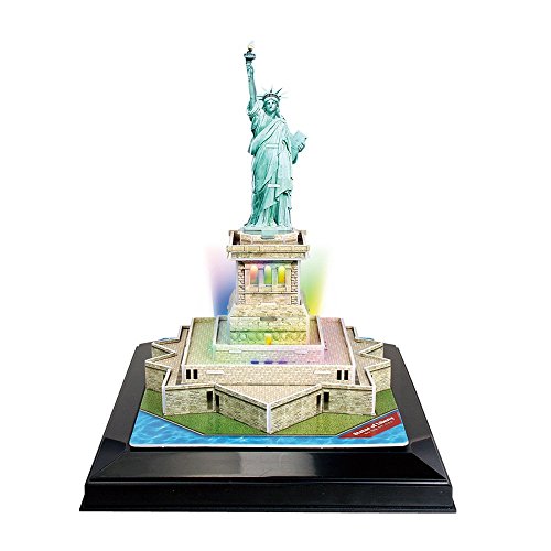 CubicFun Puzzle 3D Estatua de la Libertad LED (771L505)