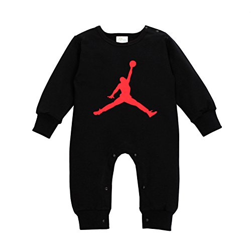 YISET Baby Clothing Long Sleeve Jordan Baby Rompers Jump Suit (10-12 Months)