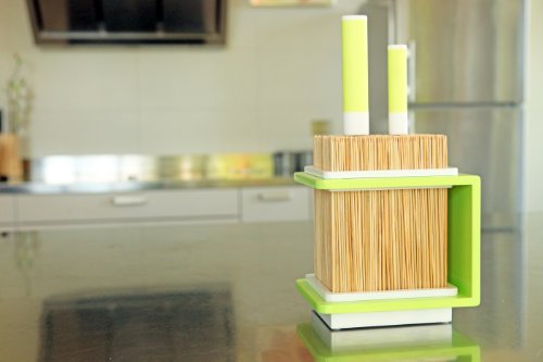 Cookut FAKIRG Messerblock, Bambusholz, Grün - 2