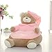 Produktbild MAXYOYO Creative Schlafanzüge Bär mit Gap Weich Gefüllt PP Baumwolle Plüsch Spielzeug Sitzsack, Big Bear Sofa Sitz für Kinder, Tolles Geschenk für Kinder Pink Bear