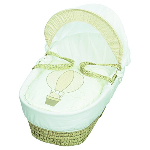Kinder Valley Teddy In Balloon Moses Basket