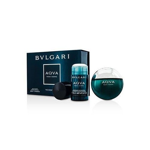 Bulgari Aqua Pour Homme Eau de Toilette Spray 50 ml with Deodorant Stick 75 ml