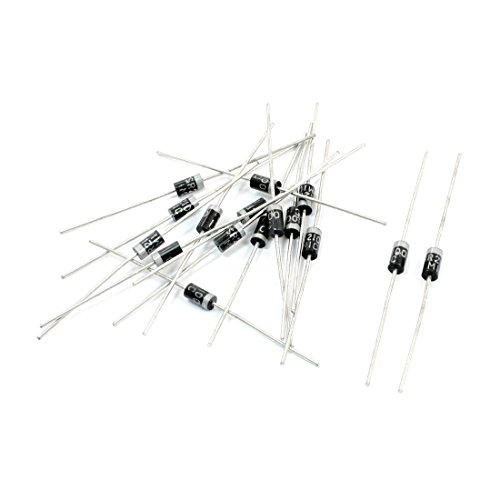 sourcingmap® 15Stück Axial bedrahtet SR2100 Schottky Barrier Gleichrichter 2A 100V de