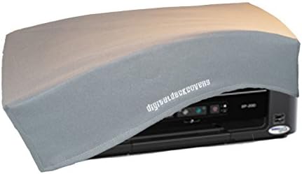 Printer Dust Cover for Epson Expression Home XP-200, XP-300, XP-400 (all models XP200 - XP434) Printers [Antistatic, Water Resistant, Heavy Duty Fabric, Silver]