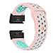 Price comparison product image Soft Silicone Watch Band Fashion WristStrap Adjustable Replacement Sport Strap Accessory Wristband for Garmin Fenix 5X/5X Plus Fenix 3/3HR Smartwatch Fitness Tracker Watch (Pink)