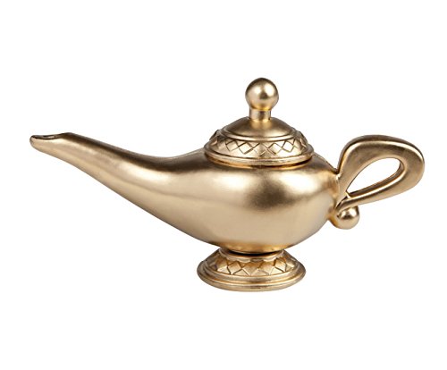 Preisvergleich Produktbild Faschingsfete Karnevalszubehör - Genie Lampe- Aladdin, Gold