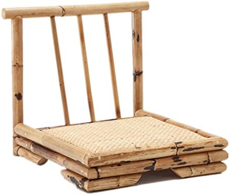 HCJLR FJXLZ® Beanbag, Bay window Backrest Seat Legless chair Japanese-style Solid wood Wicker chair Foldable, removable Lazy bean bags Recliners