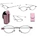 Produktbild Berkeley Lesebrille Design LUXUS M166 Lesehilfe Gürtel-Etui Faltbrille altrosa (2.50 dpt)