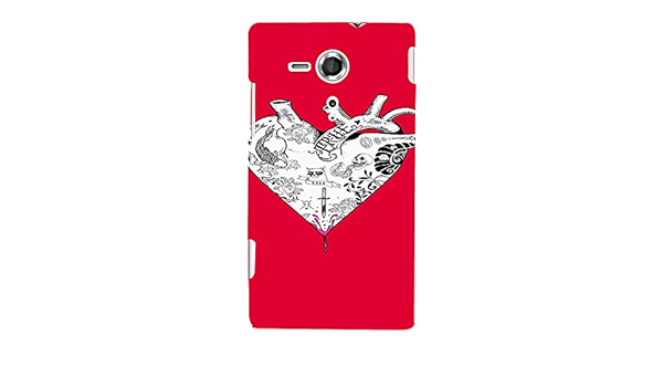 Printvisa Heart Tattoo Art Design 3d Hard Polycarbonate Amazon In Electronics