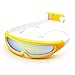 Produktbild Yuke Schwimmbrille Kinder, Kein Auslaufen Anti Nebel Schwimmen Brille Kinder mit Ohrstöpsel für Kinder und Teenageralter von 3 bis 15 Jahren, Gelb