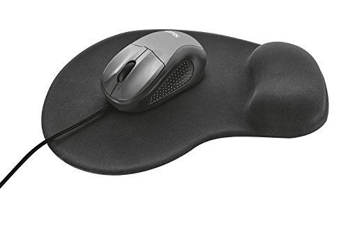 Trust Primo 20424 Maus mit Mauspad schwarz