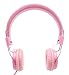 Price comparison product image DURAGADGET Ultra-Stylish Pink Kids Fashion Headphones With Padded Design, Button Remote And Microphone For Curtis DVD7015UK Portable 7 inch DVD Player & Akai 7" Portable DVD with DIGITAL TV