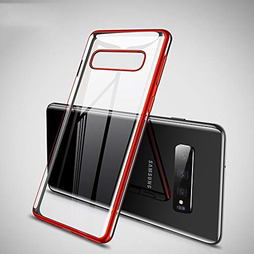 Preisvergleich Produktbild SOOCX Samsung s10 case s10 + ultradünne transparente silikon s10plus persönlichkeit kreative bruchsichere schutzhülle s10e einfache männer und frauen modelle high-end all-inclusive beschichtung soft s