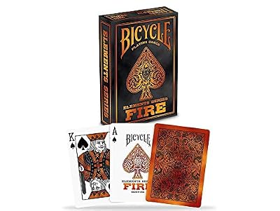 Bicycle 023174 – Elements Series : Fire Jeu de Cartes