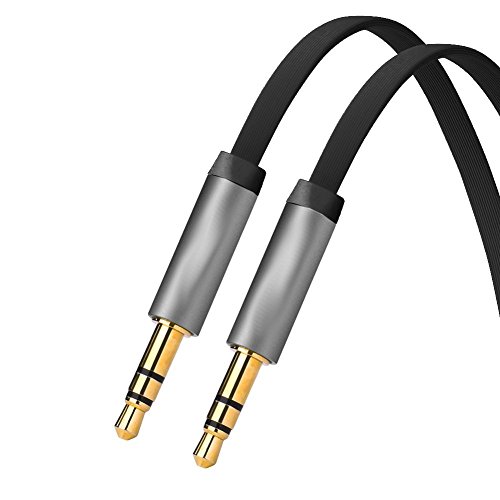 3 5mm to 3 5mm GOLD AUX JACK CABLE LEAD IPOD AUDIO MP3 1m lead Length - VASI4KO