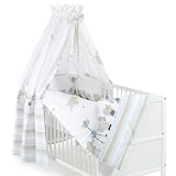 Schardt Himmelset/Bettset 4-teilig Banjo blau