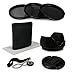 Produktbild 77mm Zubehörset für Nikon D300S | D3S | D4 | D4S | D800 - Canon EOS 5D Mark II - Sony Alpha 850 | Alpha 900 | Alpha SLT-99V und weitere… - inkl. Filter Kit (ND2 + ND4 + ND8) + Filteretui + High Tech Microfaser Reinigungstuch + Gegenlichtblende + Objektivdeckel + Objektivdeckelhalter