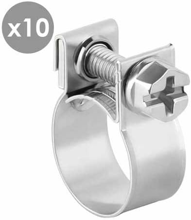sl-10 mini hose clamp galvanised steel 8-10mm (10 pcs)