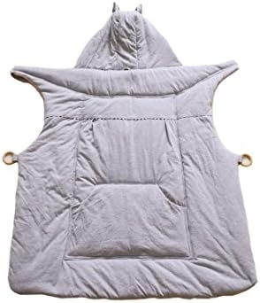LOERO Ergonomic Baby Carrier cover Winter hat with thick windproof child cloak cloak?large , B
