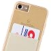 Produktbild Sinjimoru iPhone 7 Wallet Case, iPhone 7 Hülle mit Kartenfach/iPhone 7 Schutzhülle mit Smart Wallet Kartenhalter. Sinji Pouch Case für iPhone 7, Beige.