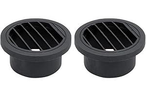 iSpchen 2 Stück Standheizung Luftauslässe 75mm Auto Lüfterheizung Luftauslass Heizungskanal Zubehör für Luftheizung Standheizung A/C Lüftungsschlitze Auto Bus Boot Entlüftung Auslass
